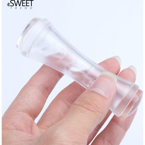 1 Pcs/Set stamp double-head multi-purpose DIY template transfer printing oil painting oil transfer mold Nail Silicone tool