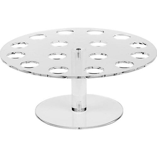 16-Hole Acrylic Ice Cream Egg Barrel Stent Conical Stent Display Frame Cake Dessert Snack Placed Bracket Storage Supplies