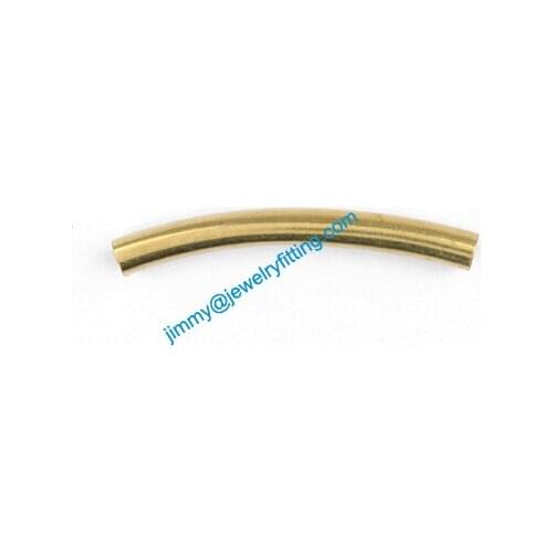 2013 New Jewelry findings Brass Bent Tubing tube spacer tube beads spacer bar for bracelet 3*26mm