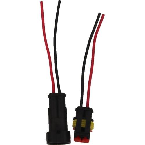 5 Kit Way Car Waterproof Electrical Adaptor Plug With Wire AWG