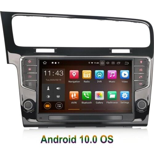 9"Android 10.0 Car Multimedia DVD Autoradio Bluetooth GPS Navigation Carplay WIFI DVR DAB Mirror Link 4G For VW GOLF VII/7 2013