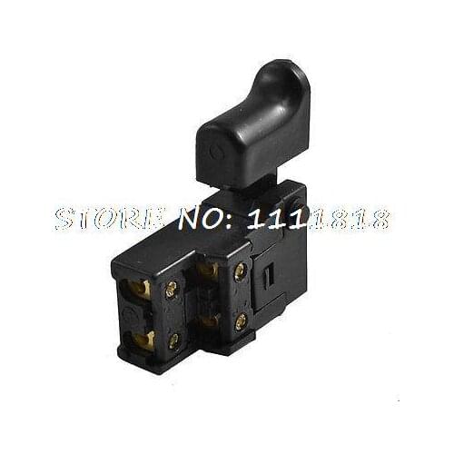 DPST NO Trigger Switch without Lock AC 250V 6A for Electric Drill
