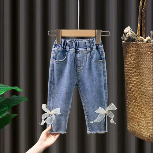 2020 Baby Girl Boy Casual Pants Jeans Spring Autumn Summer Kids Denim Pant Children Trousers Clothing 7Colors