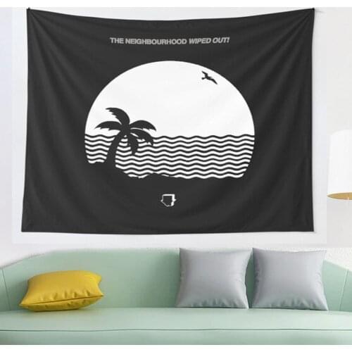 Wiped Out The Neighbourhood tapestry Coverlet Curtain Blanket Bedding Sheet Towel Throw Window Curtain Tapestries