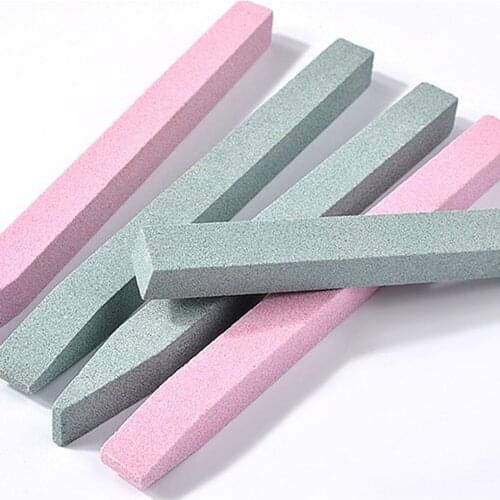 Hot Sale 2PCS Quartz Scrub Nail File Cuticle Remove Stick Nail Art Grinding Stone Exfoliate Carving Pusher Manicure Care Tool