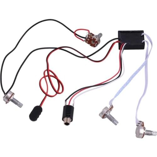 Hot-EQ-B2T 1V3T With Balance Volume Active Bass Pickup Amplifying Circuit Electric Guitar Accessories
