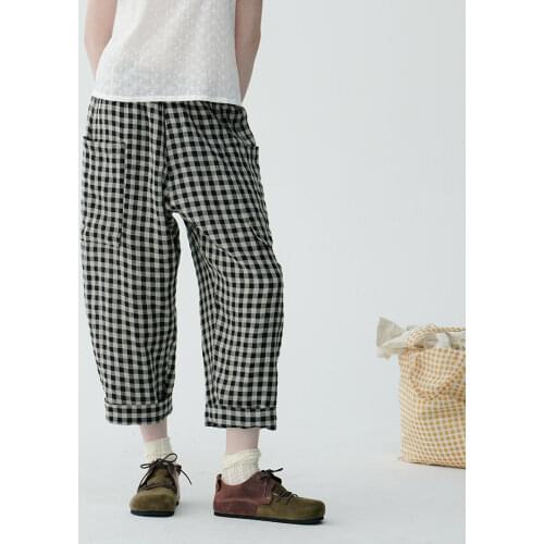 Женские льняные брюки Imakokoni China At AliExpress