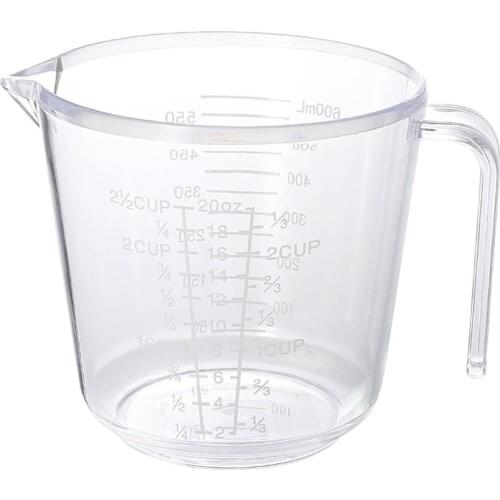 Kitchen Cup Multifunctional With Graduated 600ML Container 150/300/600ml Household Handle Water Multifunction Measuring Tools