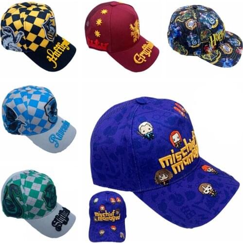 Cute Cartoon School Baseball Trucker Caps Hat for Adult Men Women Boys Cosplay Adjustable Embroidery Hip Hop Hats Party Gift