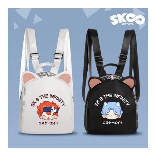 Anime SK8 the Infinity SK EIGHT REKI LANGA Mini Backpack School Bag Student Harajuku Cartoon Casual Large Capacity Shoulders Bag
