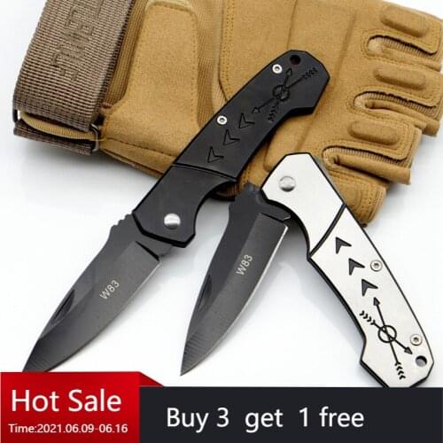 1PCS All Steel Mini Multi - function Folding Knife Portable Equipment Outdoor Travel Hiking Accessories tools