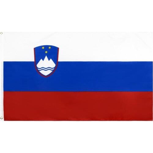 Slovenia National Flag Football Banner Polyester Flag 90*150cm For Festival Home Garden Decoration Party Supplies