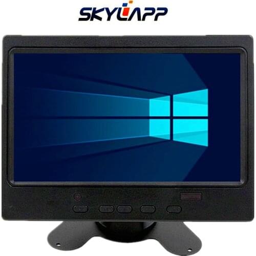 New 7"Inch LCD Display TFT Monitor AT070TN90 With Touch Screen Kit HDMI VGA Input Driver Board With Plastic Case Repartment