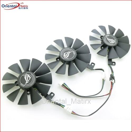 New 87mm PLD09210S12HH PLD09210M12HH Cooling Fan For ASUS Strix GTX 1060 OC 1070 1080 GTX 1080Ti RX 480 Graphics Card Fan