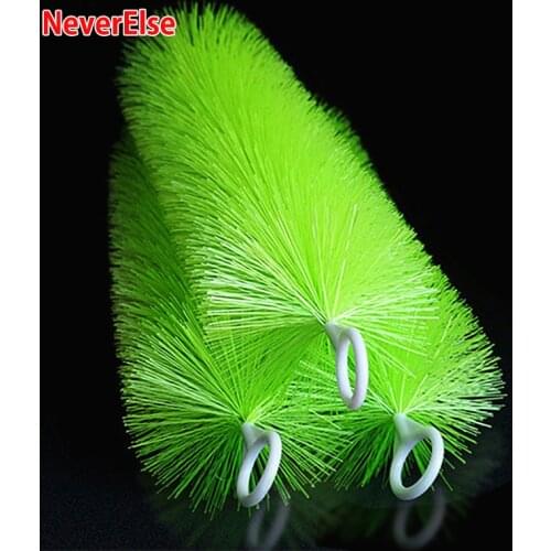 Koi Pond Filter Brush Large 30/40/50cm Pre-filter Skimmer Brush Replacement Filtration System Aquarium Fish Tank Cleaning Tools
