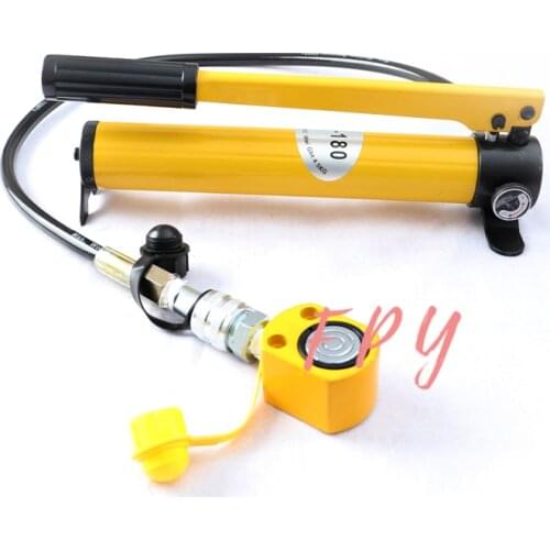 Thin Type Hydraulic Cylinder FPY-5 Hydraulic Lifting Jack with CP-180 Hydraulic Manual Pump