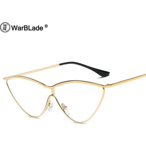 WarBLade Fashion Brand New Cat Eye Women Glasses Clear Lens Eyeglasses Retro Eyewear High Quality Vintage Optical Glasses