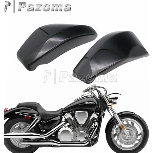 For Honda VTX 1300 Accessories Plastic Battery Side Covers For 2003-2009 Honda VTX 1300 Retro R Spoke S Custom C Tourer T Black