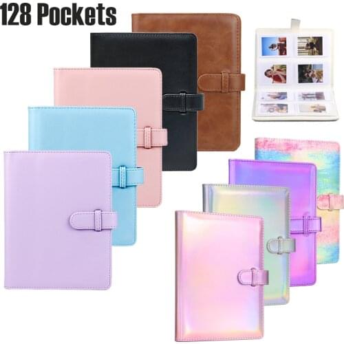 128 Pockets Large Capacity Storage Instax Mini Photo Album Book For Polaroid Fujifilm Mini 11 9 8 7s LiPlay Link Film Paper Card
