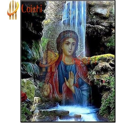 DIY diamond embroidery Abstract, religion, jesus full square round diamond painting kit 5D mosaic stickers home decoration