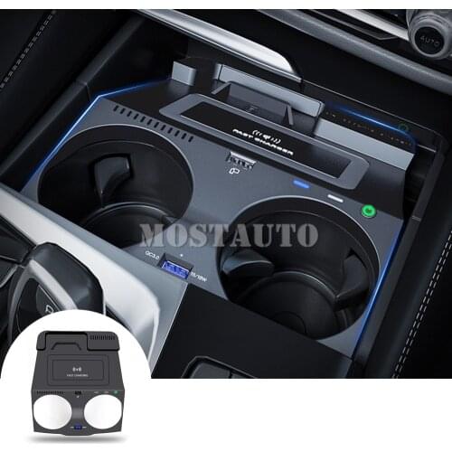 For BMW 5 Series 6 Series G30 G31 G32 Wireless Car Charger Phone Charging Plug And Play 2017-2021