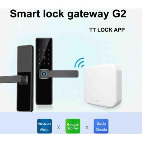 NEW TTlock Bluetooth Gateway G2 Fingerprint lock Password Smart door lock Home bridge Work With Alexa Google home TT lock APP