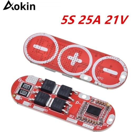 BMS 1S 2S 10A 3S 4S 5S 25A 18650 Li-ion Lipo Lithium Battery Protection Circuit Board Module PCB PCM Accessories