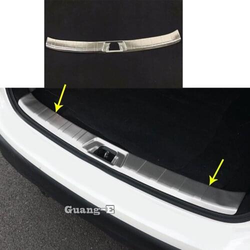 For Nissan Qashqai 2019 2020 2021 styling Stainless Steel Back Rear Pedal Door Scuff Plate Frame Internal Inside Threshold 1pcs