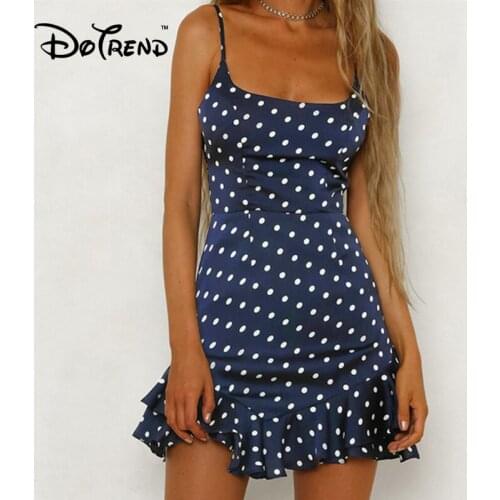 Летние платья в горошек DSMTRC China At AliExpress