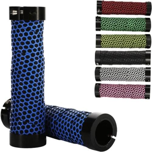 EVA Sponge Buffer Foam City Mountain Bike Scooter MTB Bicycle Handlebar Cover Handle Grips Honeycomb Silica Non-Slip Double Lock