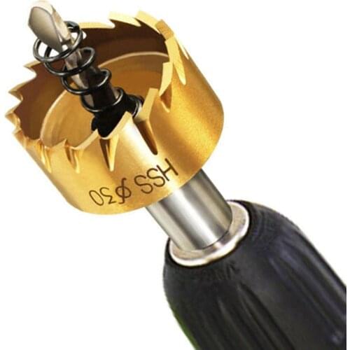 Hige quality carbide tip HSS Drill Bit Saw Set Metal Wood Drilling Hole Cut Tool for Installing Locks