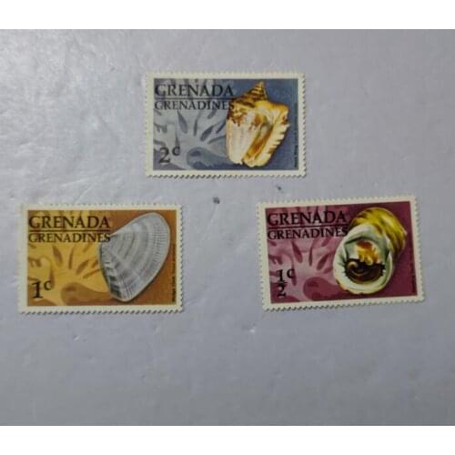 1975 Grenada shell stamps， China Post Stamps Postage Collection