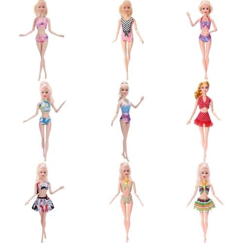 12 Set Fashion Accessories Doll Beautiful Swimsuits Suitable For Summer For Babies Dolls Girls Toy Gift