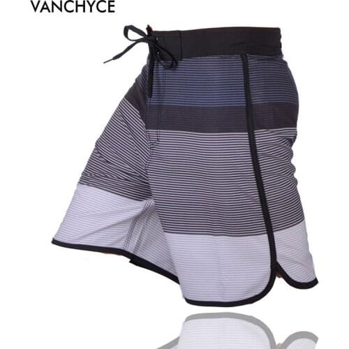 VANCHYCE Summer Shorts Men Beach Shorts Men Bermuda Short Quick Dry Silver Mens Boardshorts Board Shorts Brand Swimwear Men