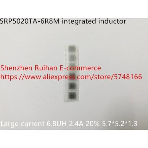 Original new 100% SRP5020TA-6R8M integrated inductor large current 6.8UH 2.4A 20% 5.7*5.2*1.3