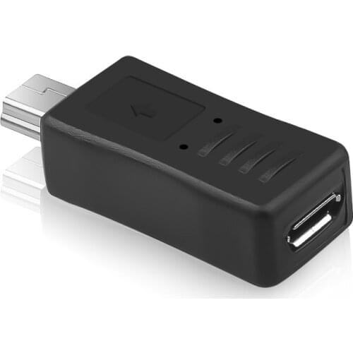 Micro USB Female To Mini USB Male Adapter Connector Converter Adaptor For PC Phone Cables