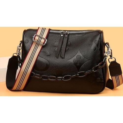 100% Cowhide Luxury Printing handbags women bags designer crossbody bags for women purses and handbags high quality leather tote