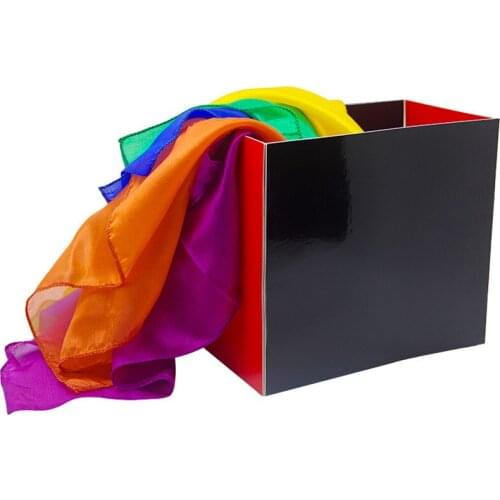 Silk Fountain Box 2 -Magic Box Professional Magic Tricks, Props,How To Magic,Magic Show Kit,Magic Props For Stage