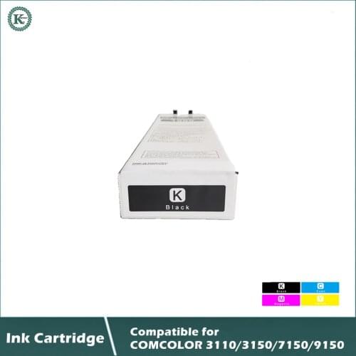 COMPATIBLE ink cartridge for Inkjet Printer Riso comcolor 3110 3150 7150 9150 1000ml BK M Y C color