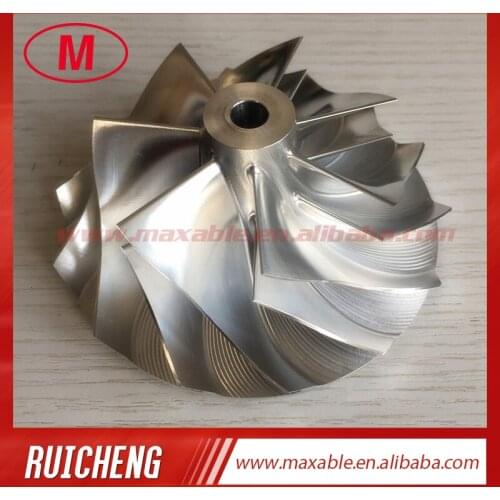 T88 34D 69.67/95.00mm 7+7 blade high performance turbo Billet/milling/aluminum 2024 compressor wheel for 49188-02700