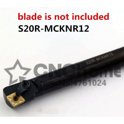 S20R-MCKNR12/S20R-MCKNL12 20mm Lathe Cutting Tools CNC Turning Tool Lathe Machine Tools Internal Metal Boring Bar Type MCKNR /L