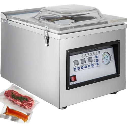DZ-260C Vacuum Sealing Machine 300W Vacuum Sealer 320MM / 12.6INCH Professional Vacuum Sealer Stainless Steel Vacuum Sealer