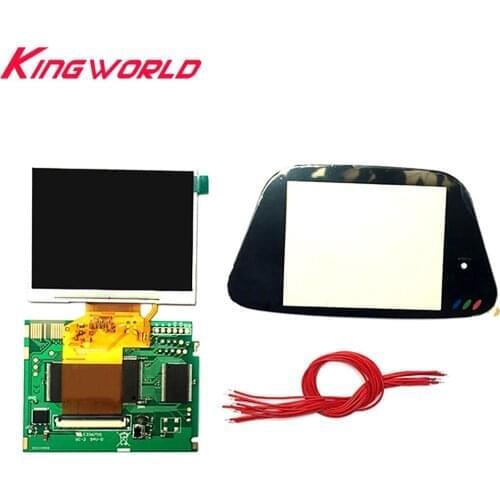 Full LCD Display Screen 3.5inch Highlight Screen Kit For Sega Game Gear GG Game Console Modification