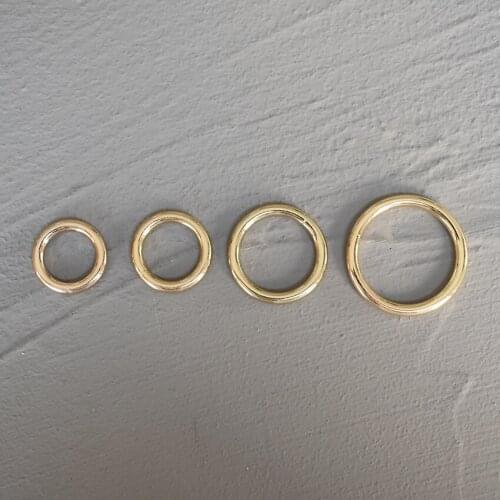 1 Pcs 15mm/20mm/25mm/30mm belt buckle O Ring Leather Bag Belt Strap Dog Chain Buckle Snap Clasp Clip Bag Parts Accessories