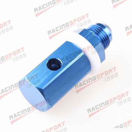 -10 AN 10AN AN10 Aluminum Roll Over Vent Valve Tank Mounted BLUE