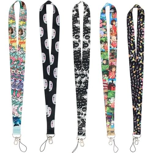 24pcs/lot MD590 DMLSKY Cartoon Lanyard For Keys Phone Strap Neck Strap Keychain Lanyards ID Badge Holder