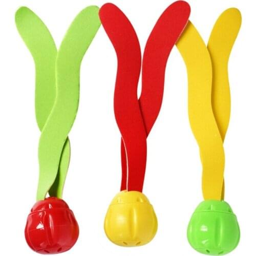 3pcs Swimming Pool Toy Dive Training Toys Dive Playing Toy Seaweed Diving Bathing Toy Underwater Swimming Pool Toy