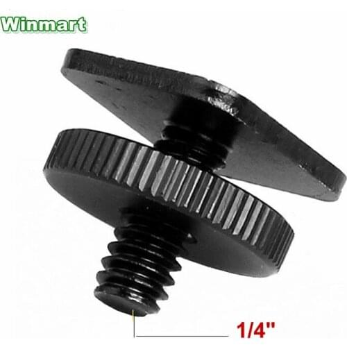 5pcs 1/4" male Camera Screws single layer Adapter screw to hot shoe base