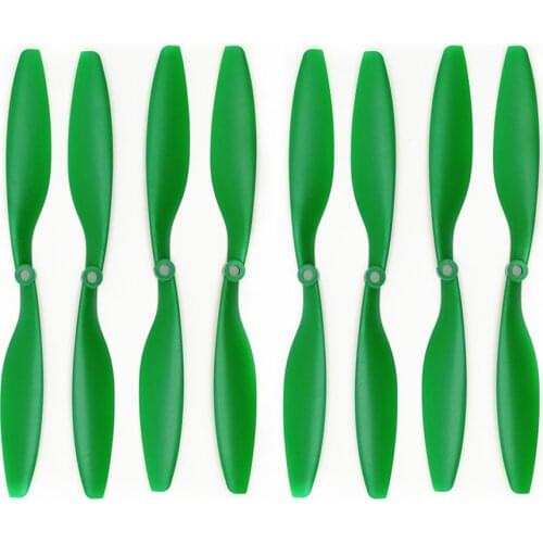 8pcs Propeller 1045 10 inch Propellers Carbon Fiber ABS Blade CW CCW with Washer Wing for F450 F500 S500 Frame FPV RC Quadcopter