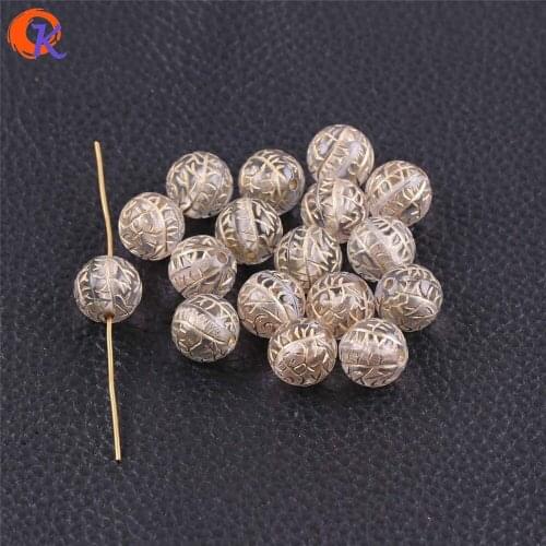 Cordial Design 14x14mm 330pcs/lot (Design As Shown) Clear With Antique Round Shape Acrylic Beads For Hand Made DIY Jewelry